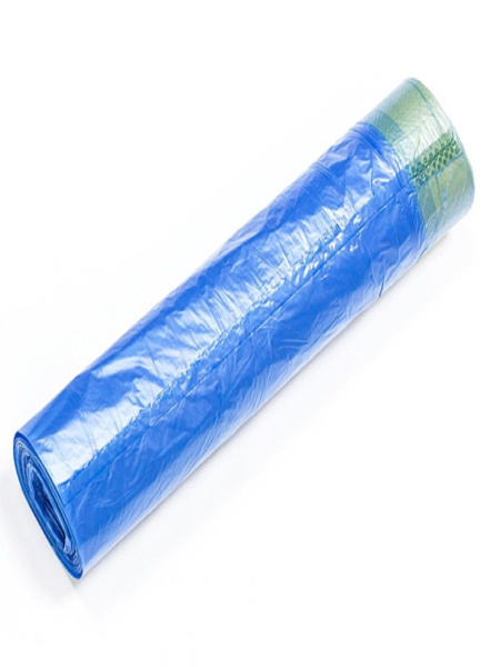 Мешки д/мусора  60л/20шт 12мкм ПНД синие с завязками Palisad---